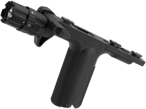 VISM By NcStar VGF Vertical Grip with Integrated Strobe Flashlight M ...