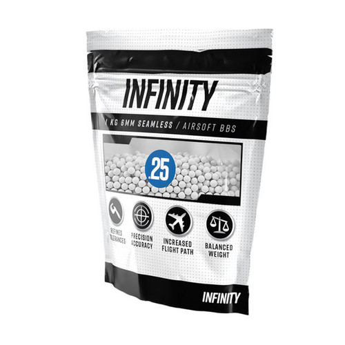 Infinity BB's 0.25g - 1 KG - White - Hero Outdoors