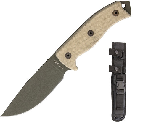 OKC 8691 RAT5 1095 MOLLE Nylon w/ Kydex Sheath - OD Green - Hero Outdoors