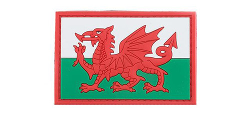 Welsh Flag Hook and Loop PVC Patch - Hero Outdoors