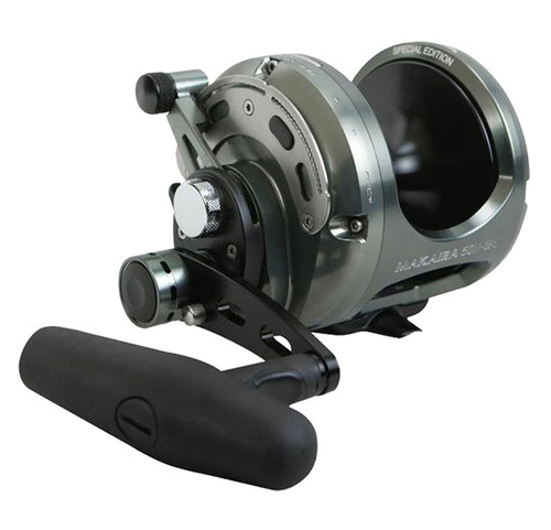 Okuma Reel Makaira Machined Aluminum SE 2-Speed Lever Drag Reel (Style:  MK-20IISEa) - Hero Outdoors