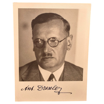 Anton Drexler Signed Photo