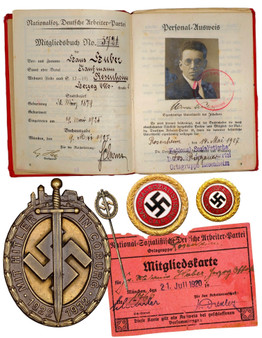 Coburg Badge Set Belonging to Early NSDAP Leader