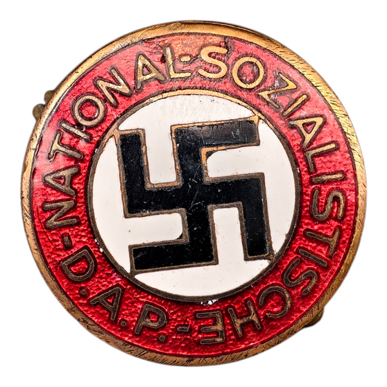 Early NSDAP Membership Badge - Steinhauer & Luck Marked