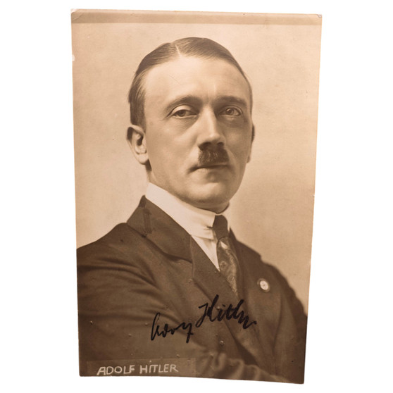 Adolf Hitler Signed Postcard Circa 1923