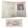 Early NSDAP Membership Booklet Hand Signed by Hitler