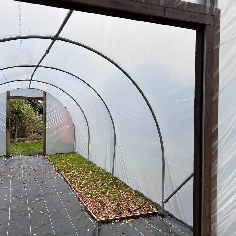 Polytunel Kit 10ft x 48ft Straight Sided Polytunnel Kit, Heavy Duty Professional ...