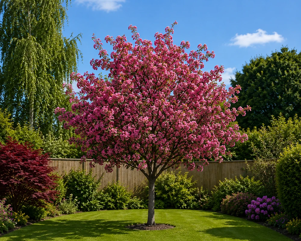 Crataegus Laevigata 'Rosea Flore Pleno' Tree 5-6ft Supplied in a 7.5 Litre Pot