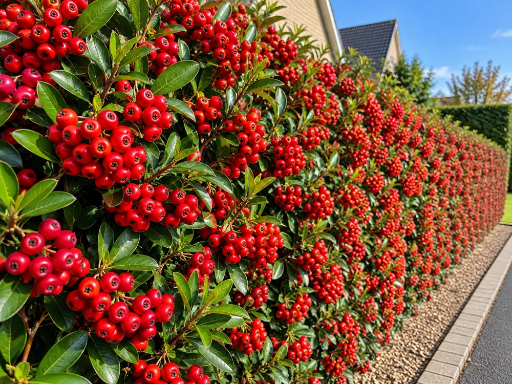 12x Pyracantha Mohave Red 2-3ft Evergreen Security Hedging Plants By Direct Plants