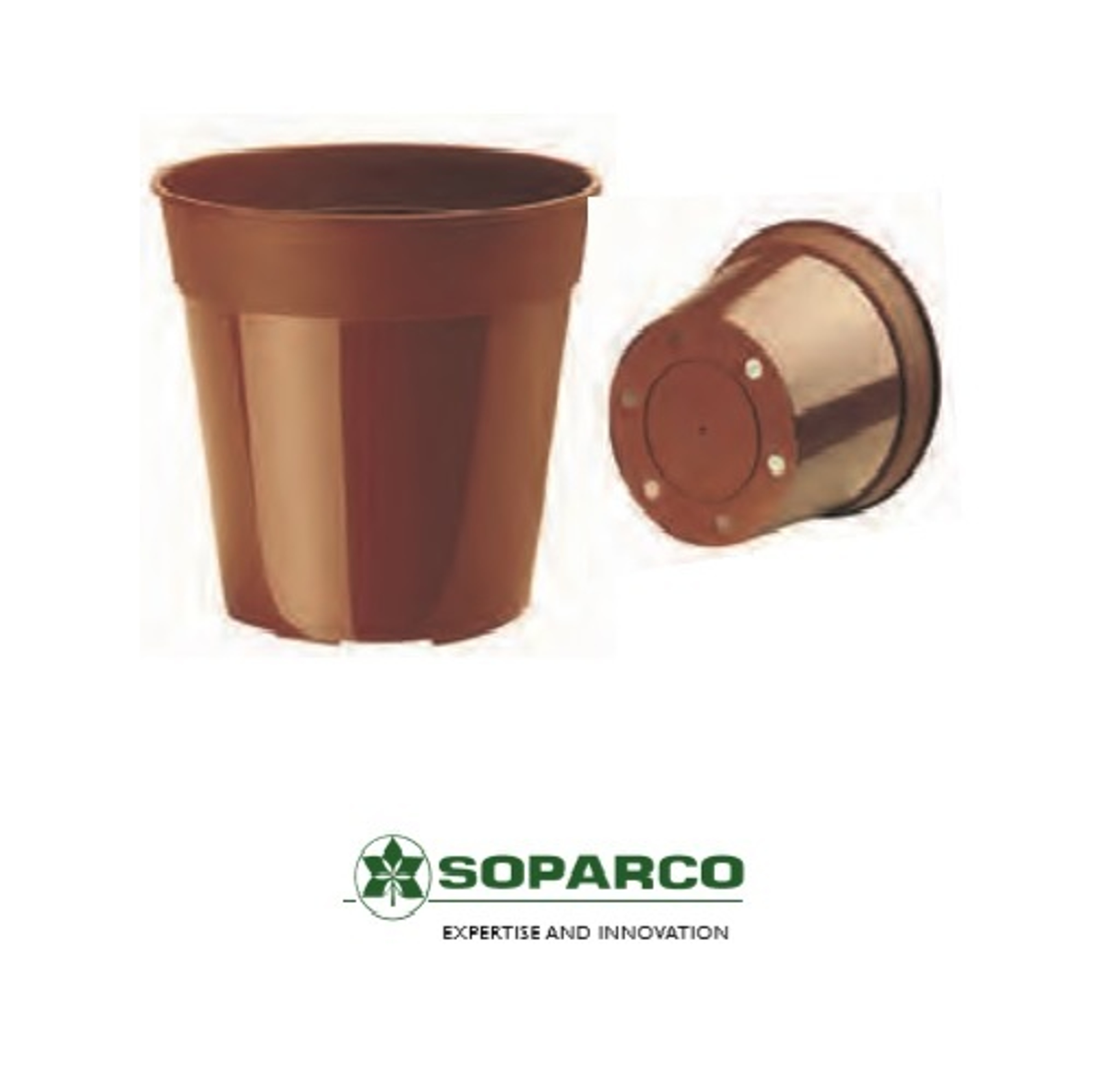 9cm Deep Rigid Terracotta Round