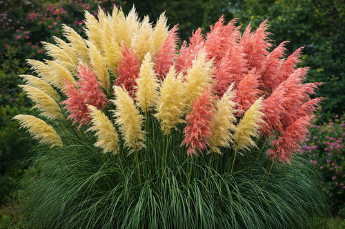 6 Mixed Pampas Grass Plants Collection | By Direct Plants