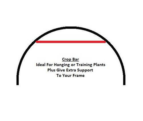 Crop Bar To Fit Our 10FT Wide (Straight Sided) Polytunnel Range (Priced Each)
