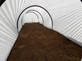 110cm Wide x 2m Long Heavy Duty Professional Cloche Tunnel Polytunnel Caterpillar Tunnel