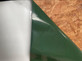 Green & White Black Out Polythene Replacement Cover 12M Wide For  Poulty, Mushroom & Storage