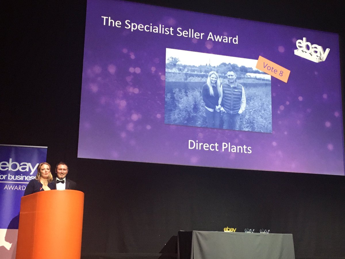 Direct Plants win prestigious eBay national business award