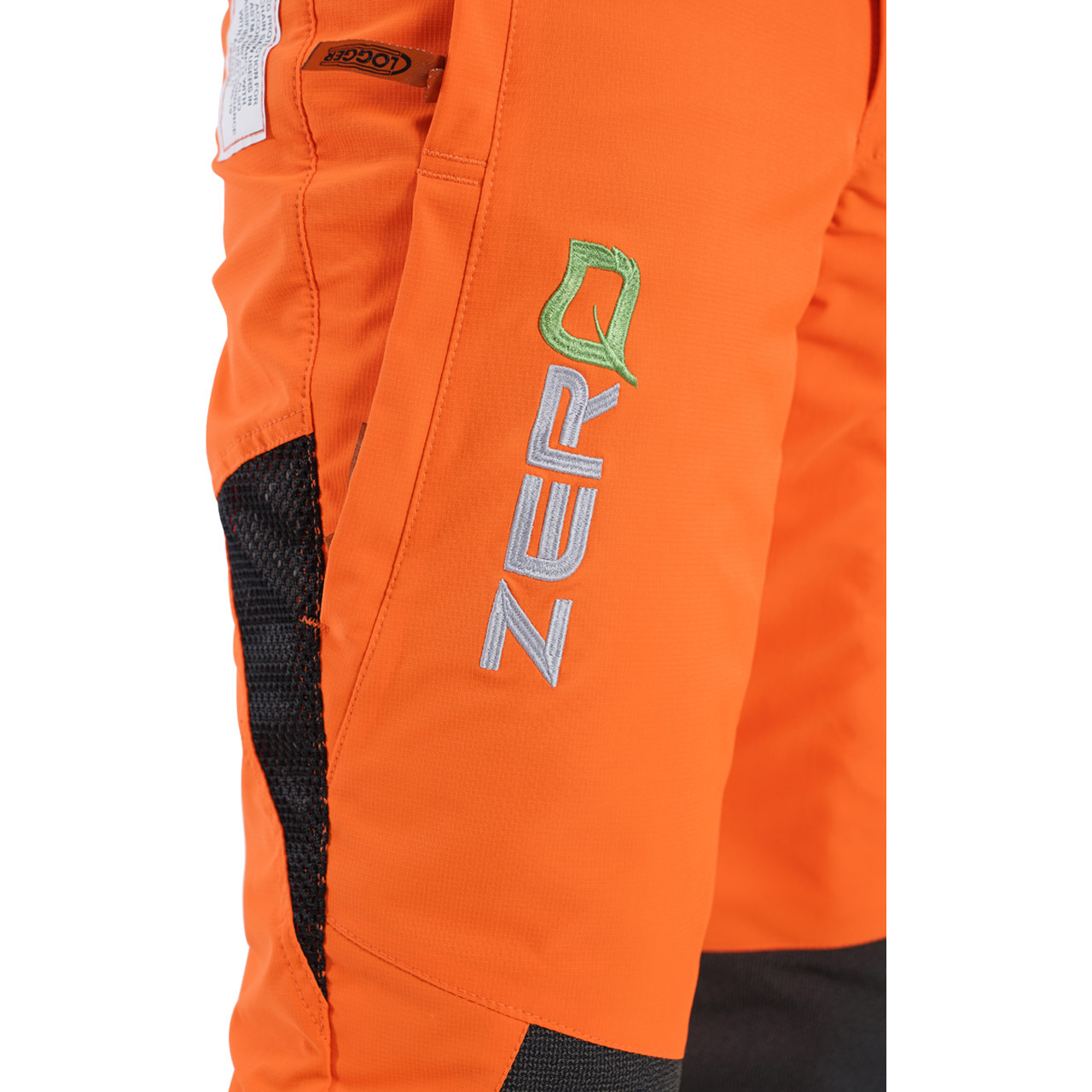 Clogger Hi-Vis Orange Zero Women's Chainsaw Trousers Zoom Logo