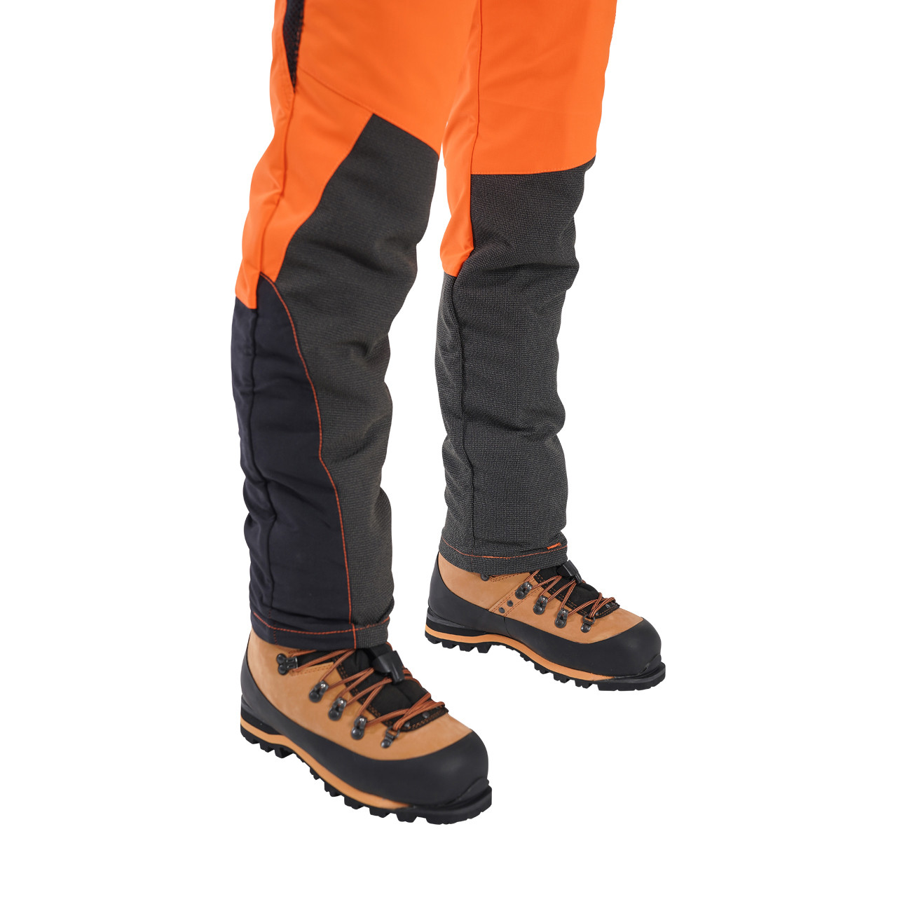 Hi-Vis Orange Zero Men's Chainsaw Trousers Lower front
