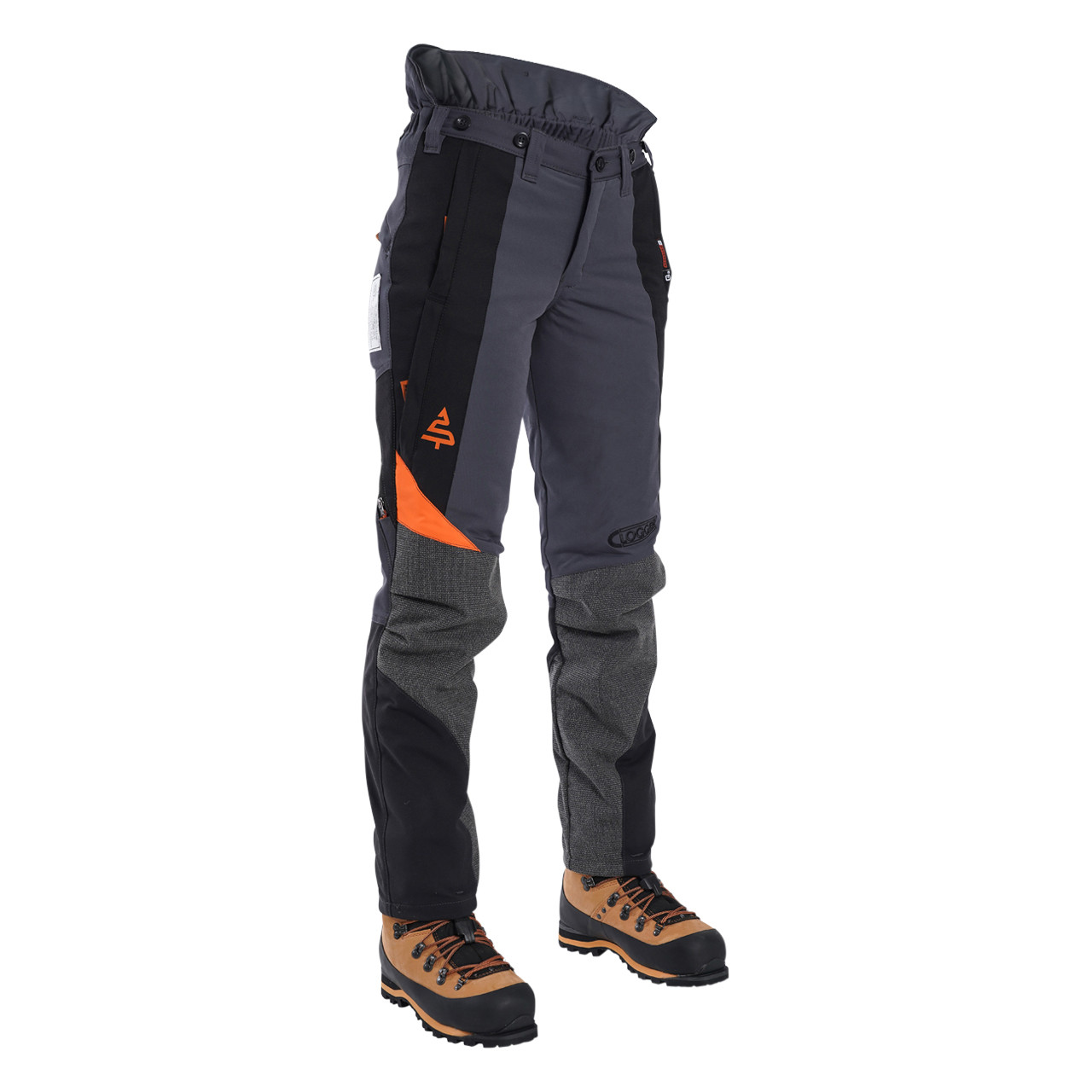 Clogger Women's Ascend Chainsaw Trousers Side with Icon