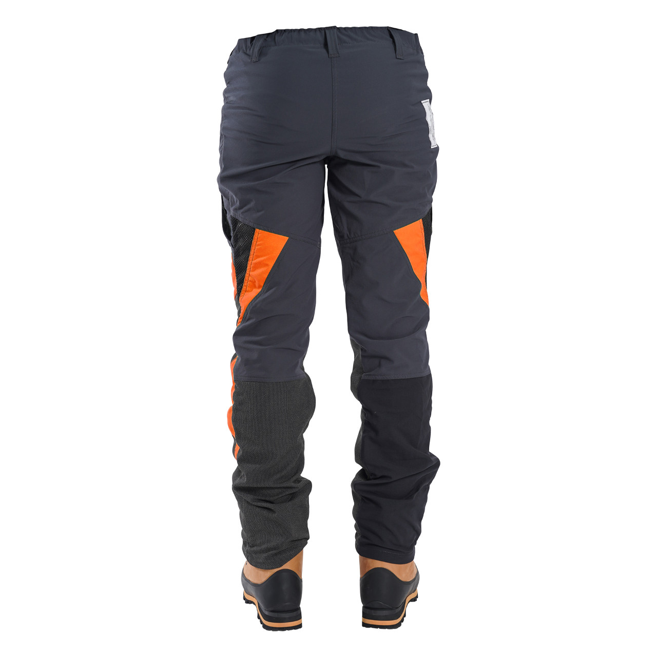 Clogger Zero Chainsaw Pants Orange Flash Back