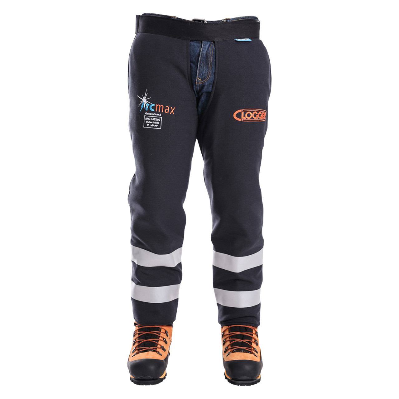 Clogger Arcmax Arc Rated FR Chainsaw Chaps 360 Front View