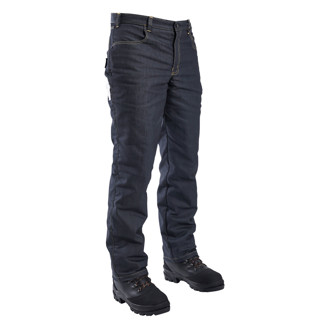 Clogger Denim Chainsaw Pants Front Side