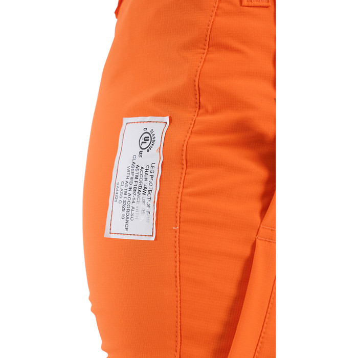 Clogger Hi-Vis Orange Zero Women's Chainsaw Trousers Zoom UL Label