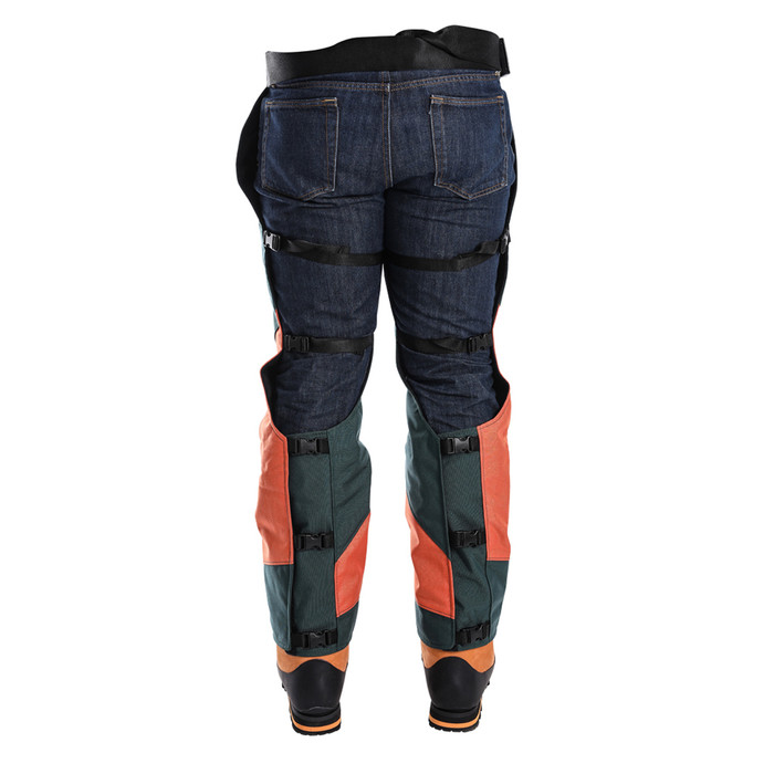 Clogger DefenderPRO chaps Arborist Edition Back View