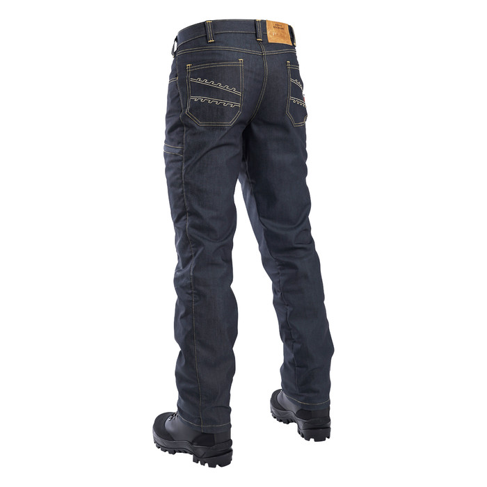 Clogger Denim Chainsaw Pants Side Rear