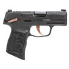 Sig Sauer P365 XL Rose Gold Sub-Compact .380 ACP 3.1" Barrel w/ Integrally Compensated Slide Nitron Finish Black w/ Rose Gold Controls and Engraving SIGLITE Day/Night Sights Optics Ready 2 10-Round Magazines 365-380-ROSE-MS