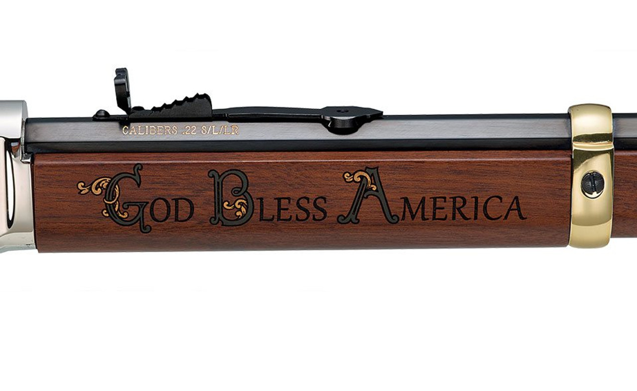 Henry God Bless America Edition Golden Boy .22 S/l/lr Lever Action