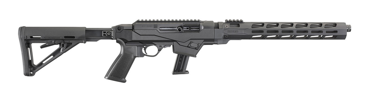 Ruger PC Carbine Semi-Auto 9MM 16.12 Cold Hammer Forged Threaded and  Fluted Heavy Barrel 17+1 Rounds MLOK Handguard 19122