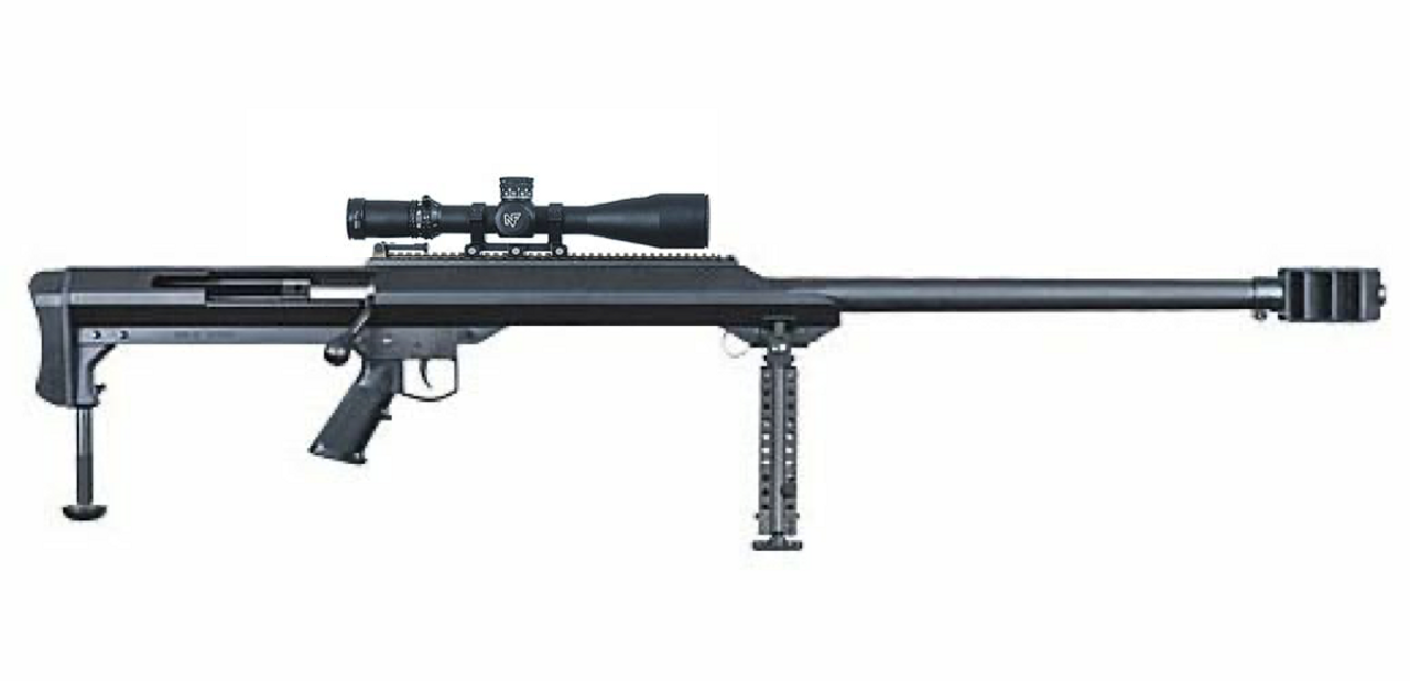 6mmProShop CNC Aluminum Large Caliber Muzzle Brake for Barrett M98 Sniper  Rifles (Color: Flat Dark Earth)