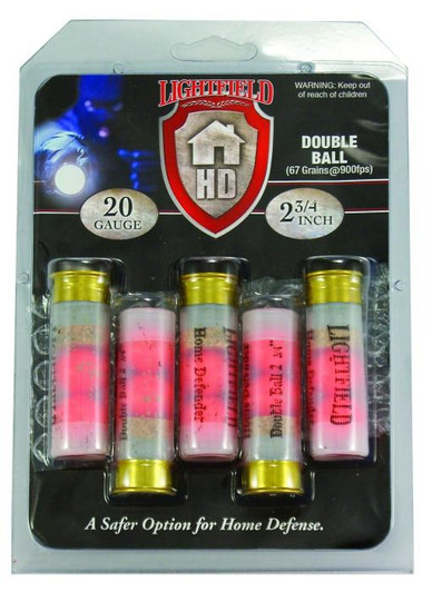 Lightfield Home Defender Less Lethal Ammo 410 Bore 2-1/2 Rubber