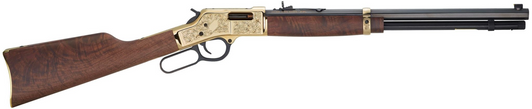 Henry Big Boy Deluxe 3rd Edition Lever Action Rifle .44 Mag 20" Barrel 10 Rounds Brass Engraved Receiver Walnut Stock Limited Edition Blued H006D3