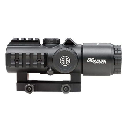 Sig Sauer BRAVO3 Battle Sight 3X30mm 556-762 HORSESHOE DOT ILLUM RETICLE 0.5 MOA M1913 GRAPHITE SOB33101