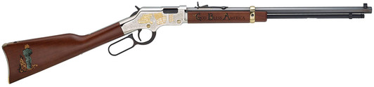 Henry God Bless America Edition Golden Boy .22 S/l/lr Lever Action Rifle, Brown H004GBA 