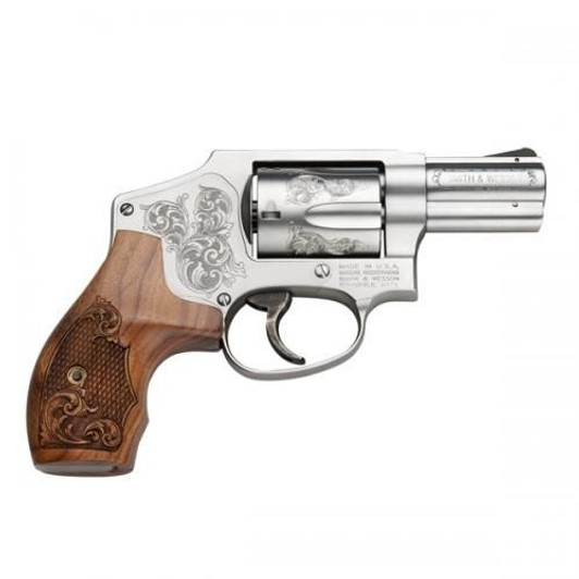 Smith & Wesson 640 357 Magnum 2.125" Barrel 5 Shot Machine Engraved with Collectors Case 150784