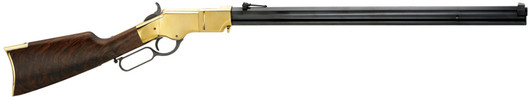 Henry New Original Lever Action Rifle .44-40 WCF 24.5" Octagonal Blued Steel Barrel 13 Rounds Polished Brass Receiver Fancy American Walnut Stock H011