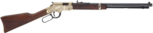 Henry Golden Boy Deluxe Engraved 3rd Edition Lever Action Rifle .22 WMR 20" Octagonal Barrel 16 Rounds Engraved Receiver Walnut Stock Blued H004MD3