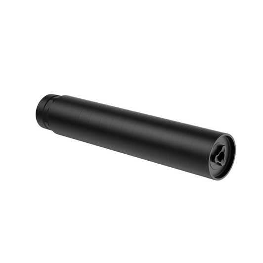 Liberty Precision Machine Mach-L Titanium .30 Caliber Rifle Silencer 7.0″ with included 5/8-24 Rearden DTA Ti Direct Thread 9.8 ounces Graphite Black LPM-10019