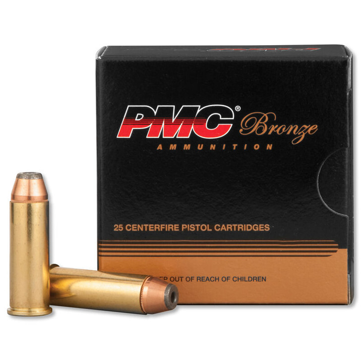 PMC Bronze Handgun Ammunition .44 Mag 180 gr JHP 25RD 44B