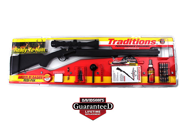 Traditions BuckStalker Muzzleloading Rifle with 3-9x 40mm Duplex