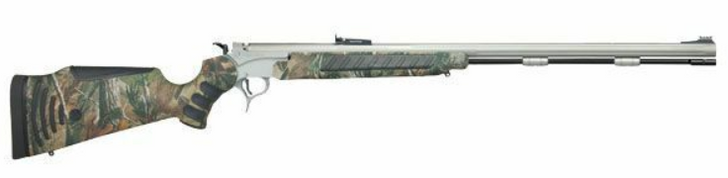 Thompson/Center Encore Pro Hunter XT Break Action Black Powder Rifle .50 Caliber 28" Stainless Steel Barrel FlexTech Recoil Reducing Stock Fiber Optic Adjustable Sight AP Camo Stock 28205743