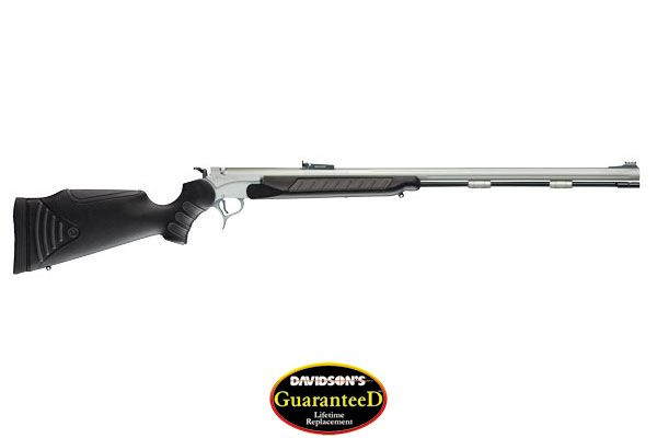 Thompson/Center Encore Pro Hunter XT Break Action Black Powder Rifle .50 Caliber 28" Stainless Steel Barrel FlexTech Recoil Reducing Stock Fiber Optic Adjustable Sight Black Stock 5744