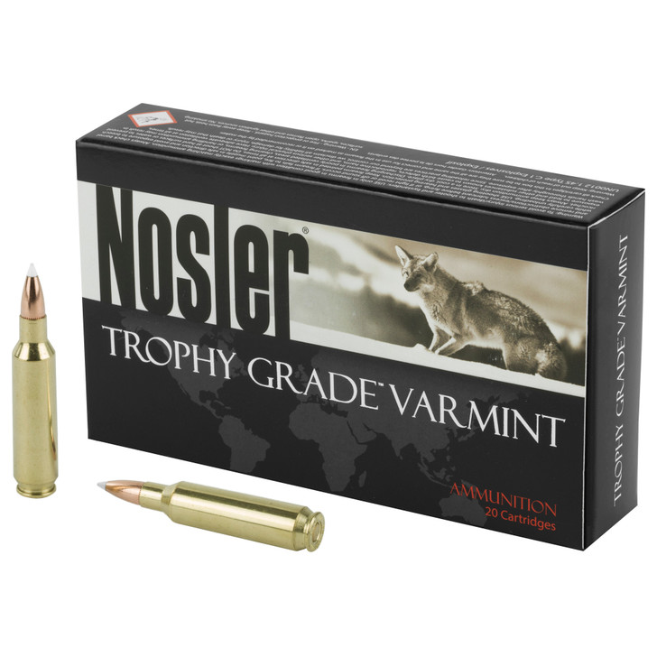 Nosler Trophy Grade .22 Nosler Ammunition 20 Rounds 70 Grain AccuBond Projectile 2900fps 60918