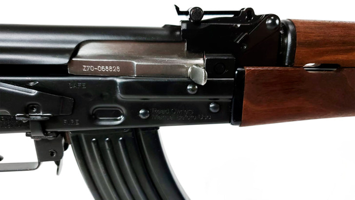 Zastava ZPAPM70 Semi-automatic,7.62X39 16.5" Blue,Walnut Right Hand Chrome Lined Barrel 1.5MM Receiver Bulged Trunnion 30RD ZR7762WM