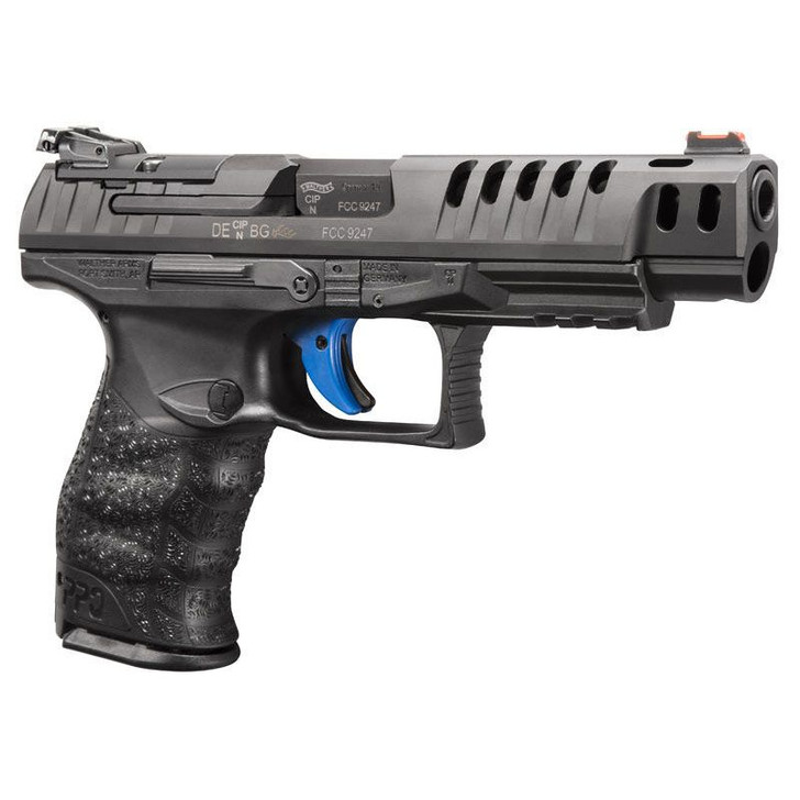 Walther Arms PPQ Q5 M2 Match 9mm 5" Barrel 15+1 Round Black Tenifer Slide Black Polymer Grip 2846926