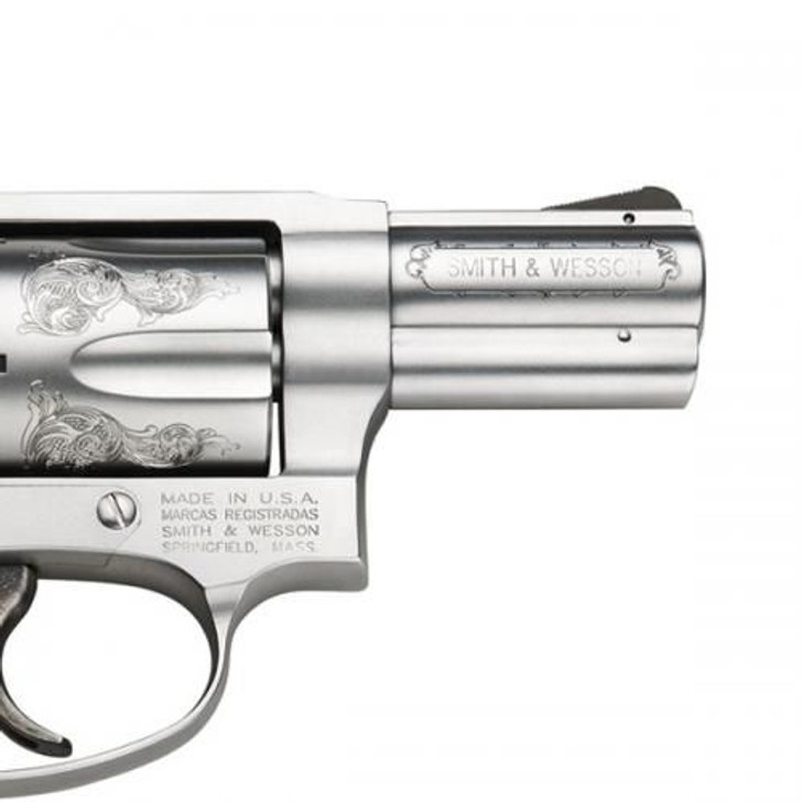 Smith & Wesson 640 357 Magnum 2.125" Barrel 5 Shot Machine Engraved with Collectors Case 150784