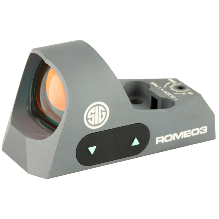 Sig Sauer Romeo3 Reflex 1x 25mm Red Dot Sight Legion Graphite Finish SOR31002