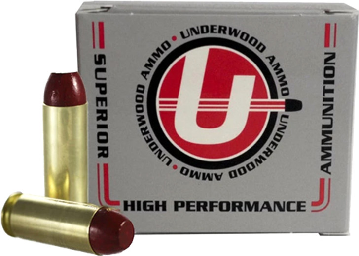 Underwood Ammunition 45 Winchester Magnum 255 Grain Hard Cast Flat Nose 20 Rounds 439